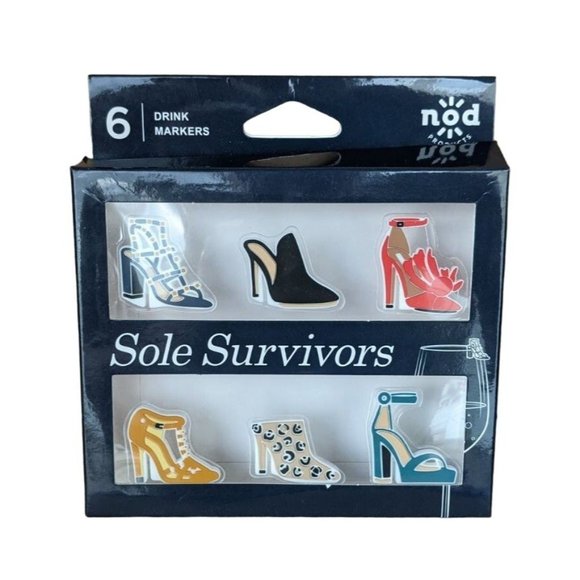 Nod - Sole Survivors Classy Cubes and Drink Markers (Wine/Shoes) - Picture 5 of 6